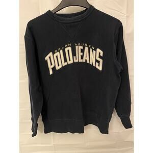 Men’s Polo Ralph Lauren Jeans Long Sleeve Small Blue Crew Sweatshirt